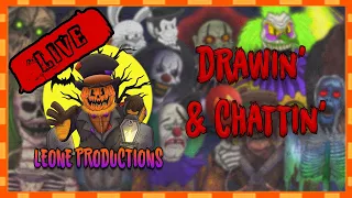 LOWES 12ft SCARECROW! | DRAWIN' & CHATTIN' | LEONE PRODUCTIONS LIVE