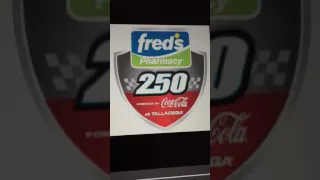 Fred's Pharmacy 250 Talledega trucks spinning MRN radio call