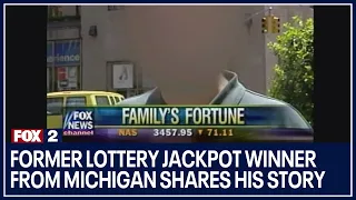 Former lottery jackpot winner from Michigan shares his story