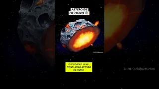 Asteroide de ouro 🤑 #astronomia #espaço #curiosidades