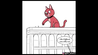 Clifford, The Big Red Cat! | Funny Pet Comic by Pet_foolery #comicdub