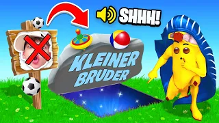 Ich PRANKE & STREAMSNIPE heimlich meinen KLEINEN BRUDER im SKINCONTEST bis er AUSRASTET!