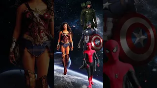 marvel dc superhero vs marvel and dc 3 round #shorts #marvel #dc #marvelvsdc #viral #thor