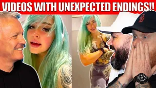 Videos With Unexpected Endings REACTION | OFFICE BLOKES REACT!!