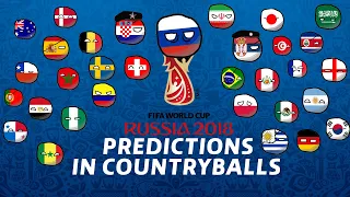 2018 FIFA World Cup Predictions (in Countryballs)