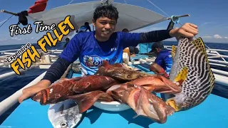 LUGAR NA MARAMING LAPU-LAPU | fish FILLET at KINILAW para pitong Lapu-lapu