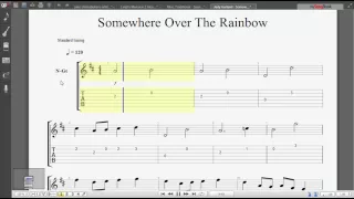 Guitar Pro 6   Judy Garland   Somewhere Over The Rainbow