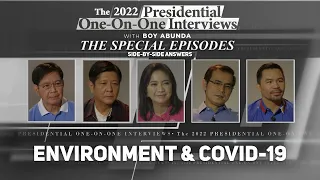 The 2022 Presidential Interviews Side-By-Side: Environment & Covid-19