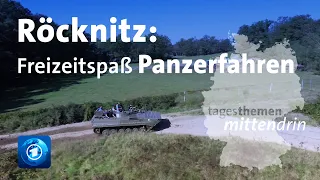 Röcknitz: Panzerfahren als Freizeitspaß