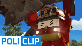 Come out before the house collapses!  | Robocar Poli Rescue Clips