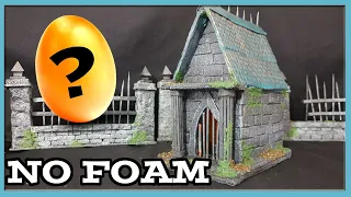 Stone Mausoleum made with another secret ingredient- No foam DND terrain