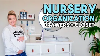 NURSERY ORGANIZATION & HACKS | DRESSER & CLOSET PREP