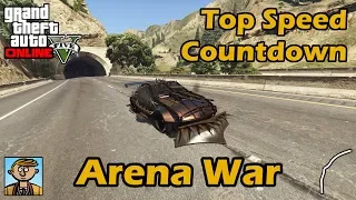 Fastest Arena War Vehicles - GTA 5 Best Fully Upgraded Cars Top Speed Countdown