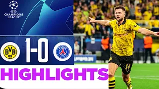 Borussia Dortmund vs PSG (1-0) Highlights | UCL Champions League | BVB - PSG | Niclas Füllkrug Goal