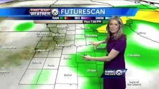 Soggy weather today, severe weather possible Wed.