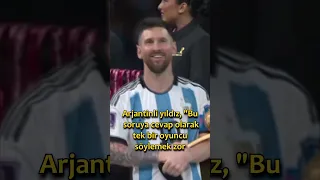 Messi'ye Göre Dünyanın En İyi Futbolcusu ...?! #shorts