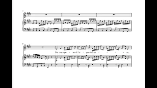 Da tempeste il legno infranto (Giulio Cesare - G.F. Händel) Score Animation