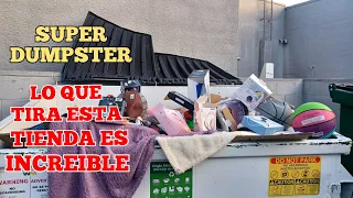 😱quedaras con la BOCA ABIERTA cuando veas lo que tiro LA TIENDA a la BASURA. #dumpsterdiving