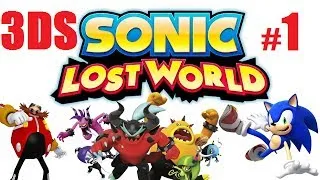 Sonic Lost World Nintendo 3DS Gameplay + Part 1 Intro + Options + Windy Hill Tutorial