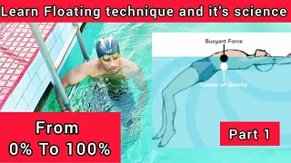 Learn How To Float Easily [Part-1], Floating Technique & It's Science - Swimming Tips For Beginners