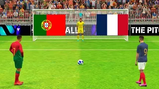 Ronaldo Vs Mbappe Match | Portugal vs France Match | Penalty shootout match | Efootball 2024 |