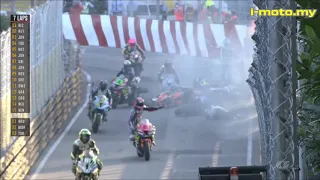 ~ i-Moto.My TV ~ Macau GP 2019 Crash Race Red Flagged