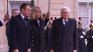 Il Presidente Mattarella incontra il Presidente della Repubblica Francese