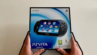 PlayStation Vita (PS Vita) unboxing in 2022 + Gameplay