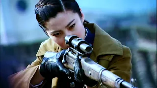 The female sniper accurately shot the head from 1,000 meters away and killed the Japanese traitor!