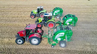 Bálázás 2020 | 3x McHALE V660 | Class Arion 540 + Axion 820 |  Case IH 110 | Pressing Straw Bales