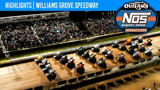 World of Outlaws NOS Energy Drink Sprint Cars | Williams Grove Speedway | Sep. 30, 2023 | HIGHLIGHTS