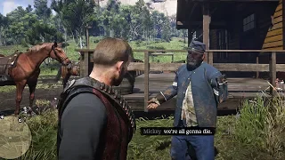 Red Dead Redemption 2 - Mickey Reveals He Lied About Being In Army & Is Sad Arthur's Dying