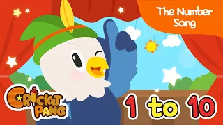 The Number Song | Counting to 10 | Educational Song | CricketPang Songs for Kids