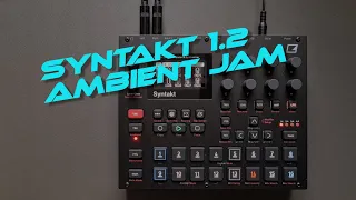 Elektron Syntakt 1.2 ambient jam with explanation