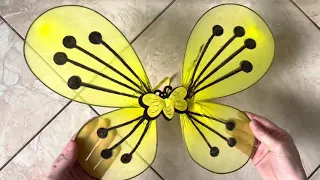 Re make Bee Wings | Bee Wings Tule | Easy way to recreate wings for kids | Kids Wings