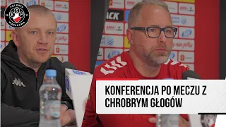 Konferencja prasowa po meczu Polonia Warszawa - Chrobry Głogów