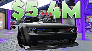 $5.4 Million Police Dodge Challenger - Gauntlet Interceptor Customization in GTA Online