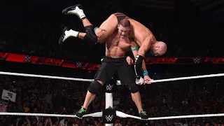 John Cena vs Cesaro RAW 7/6/2015 Highlights