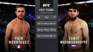 UFC 3 Gameplay Yair Rodríguez VS Zabit Magomedsharipov