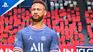 FIFA 22 - PSG vs Marseille - 21/22 Ligue 1 Season | PS4