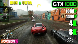 GTX 1080 | Forza Horizon 5 - 1080p, 1440p, 4K and 8K !