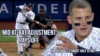 Rizzo makes a mid at-bat adjustment and it pays off, a breakdown