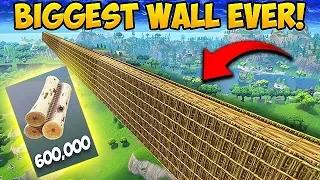 *FIRST EVER* Wall Across the ENTIRE MAP! - Fortnite Funny Fails and WTF Moments! #292