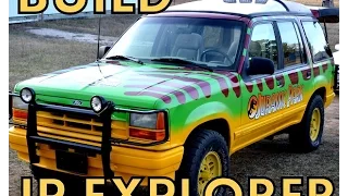 Jurassic Park Ford Explorer with Glass roof and Interior.