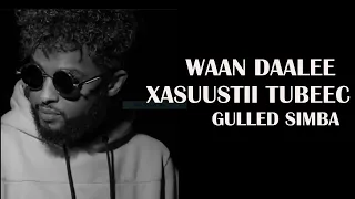 GULLED SIMBA 2022  WAAN DAALEE  XASUUSTII TUBEEC LYRICS Miiltoo Walii