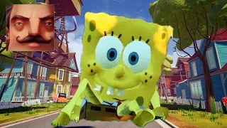 Hello Neighbor - My New Neighbor Big SpongeBob Act 2 Gameplay Walkthrough