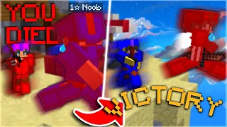 I carried NONS in Minecraft BEDWARS🎄