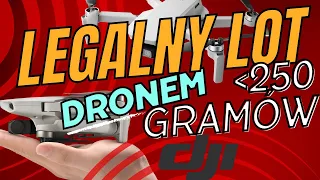 JAK LATAĆ LEGALNIE DRONEM MINI DO 250 GRAMÓW NA PRZYKŁADZIE DRONÓW DJI MINI Z KLASAMI C0 i C1, A1/A3