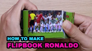 How to make flipbook Cristiano Ronaldo goal | 2Flipbook