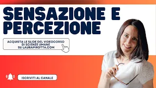 7. Sensazione e percezione